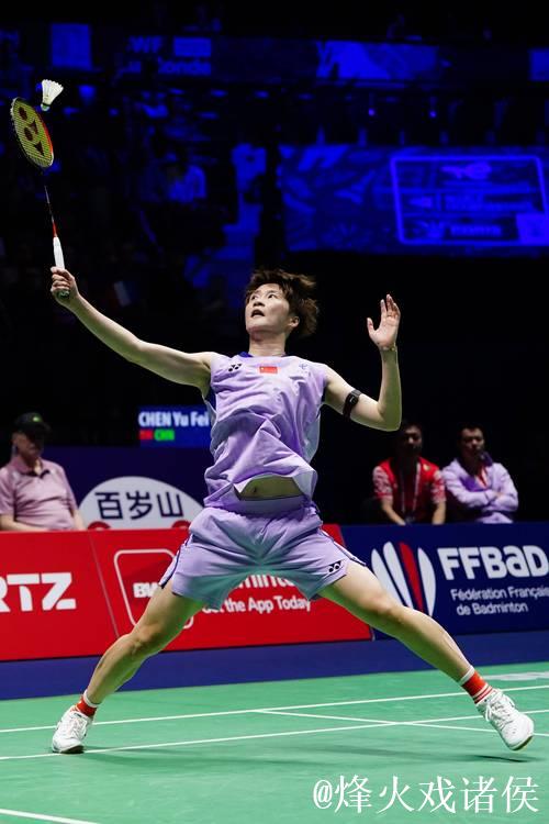 国羽法国公开赛八强战大获全胜 陈雨菲击败山口茜豪取7胜1负